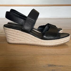 Eileen Fisher Winnie Wedge Sandal Size 10